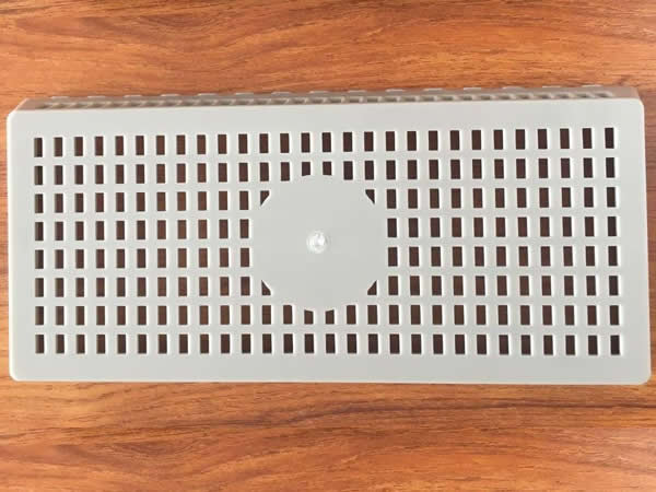 Drainage filter grid of shuttle rolling bench.
