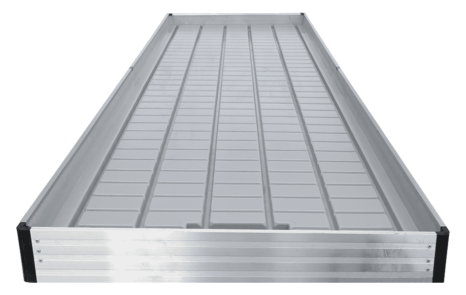 There is a shuttle ebb and flow bench tray.